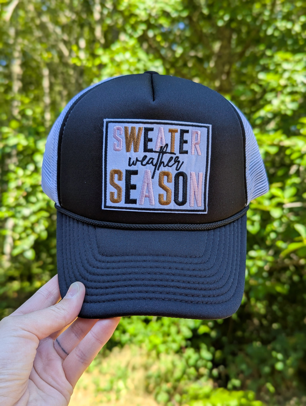 Sweater Weather Season Trucker Hat