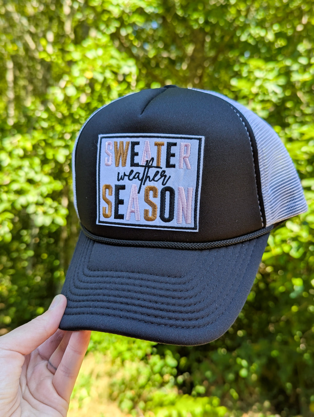 Sweater Weather Season Trucker Hat